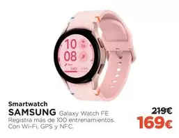 Oferta de Samsung - Smartwatch Galaxy Watch FE por 169€ en El Corte Inglés