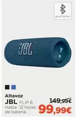 Oferta de JBL - Altavoz Flip 6 por 99,99€ en El Corte Inglés