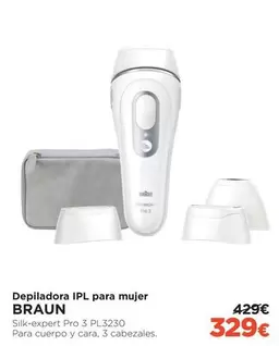 Oferta de Braun - Depiladora Ipl Para Mujer en El Corte Inglés