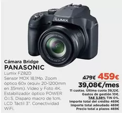 Oferta de Panasonic - Camara Bridge por 459€ en El Corte Inglés