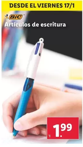 Oferta de Bic - Articulos De Escritura por 1,99€ en Lidl