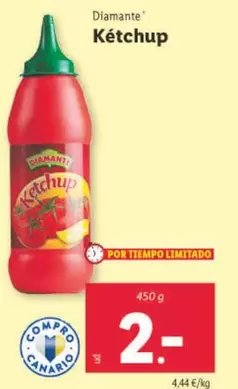 Oferta de Diamante - Ketchup por 2€ en Lidl