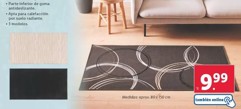 Oferta de Livarno Home - Alfombra Pelo Corto por 9,99€ en Lidl