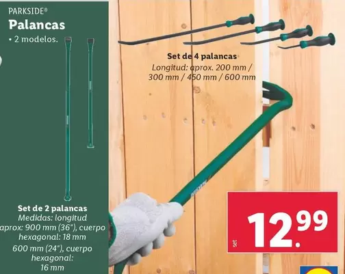 Oferta de Parkside - Palancas por 12,99€ en Lidl