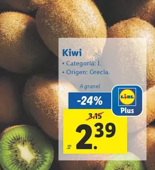 Oferta de Kiwi por 2,39€ en Lidl