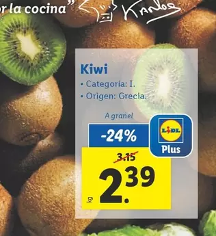 Oferta de Kiwi por 2,39€ en Lidl