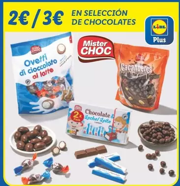 Oferta de Mister Choc - En Seleccion De Chocolate en Lidl