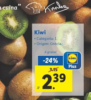 Oferta de Kiwi por 2,39€ en Lidl