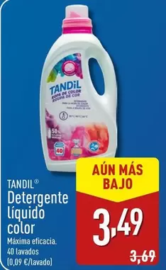 Oferta de Tandil - Detergente Liquido Color por 3,49€ en ALDI