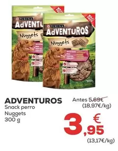 Oferta de Adventuros - Snack Perro Nuggets por 3,95€ en Kiwoko