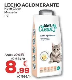 Oferta de Nova Clean - Lecho Aglomerante por 8,99€ en Kiwoko