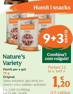 Oferta de Nature's Variety - Humedo Para Gato  por 1,6€ en Tiendanimal