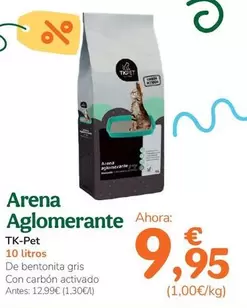 Oferta de Tk-Pet - Arena Aglomerante por 9,95€ en Tiendanimal