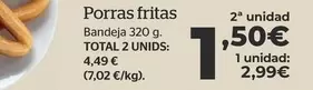 Oferta de Total - Porras Fritas por 2,99€ en La Sirena