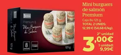 Oferta de Premium - Mini Burgers De Salmon por 9,99€ en La Sirena