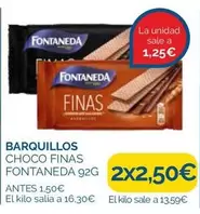 Oferta de Fontaneda - Barquillos en Supermercados La Despensa