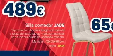 Oferta de Silla Comedor Jade por 489€ en Tifón Muebles