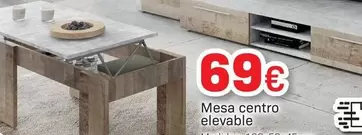 Oferta de Mesa Centro Elevable por 69€ en Tifón Muebles