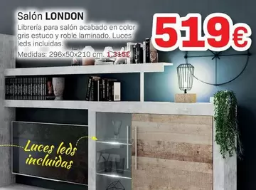 Oferta de Salon London por 519€ en Tifón Muebles