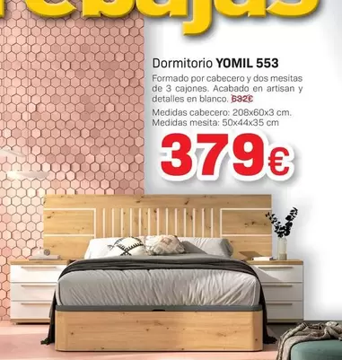 Oferta de Blanco - Dormitorio 553 por 379€ en Tifón Muebles