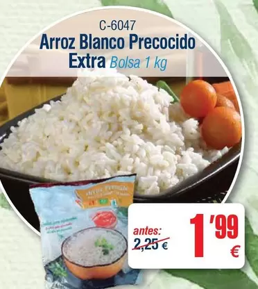 Oferta de Blanco - Arroz  Precocido Extra por 1,99€ en Abordo