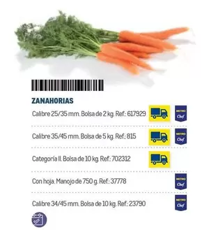 Oferta de Chef - Zanahorias en Makro