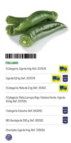 Oferta de Chef - Italiano en Makro