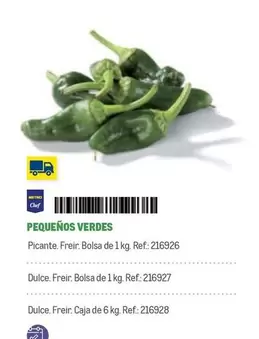 Oferta de Chef - Pequeños Verdes en Makro