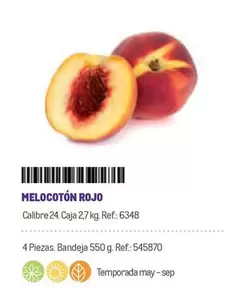 Oferta de Melocoton Rojo en Makro