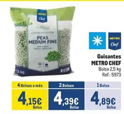 Oferta de Chef - Guisantes por 4,89€ en Makro