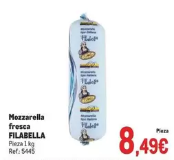 Oferta de Filabella - Mozzarella Fresca por 8,49€ en Makro