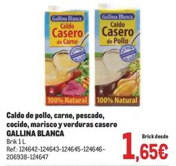 Oferta de Gallina Blanca - Caldo De Pollo por 1,65€ en Makro