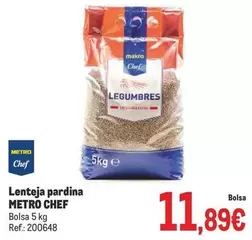 Oferta de Makro - Lenteja Pardina por 11,89€ en Makro