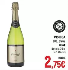 Oferta de Visiega - D.o. Cava Brut por 2,75€ en Makro