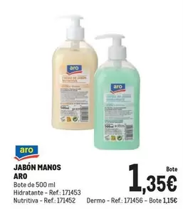 Oferta de Aro - Jabon Manos por 1,35€ en Makro