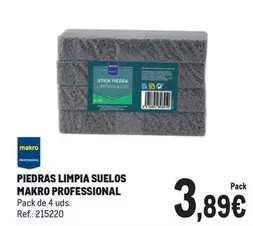 Oferta de Makro - Piedras Limpia Suelos Professional por 3,89€ en Makro