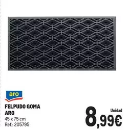 Oferta de Aro - Felpudo Goma por 8,99€ en Makro