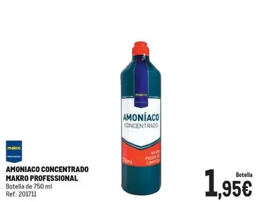 Oferta de Makro - Amoniaco Concentrado Professional por 1,95€ en Makro