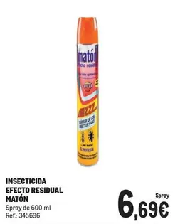 Oferta de Insecticida Efecto Residual por 6,69€ en Makro