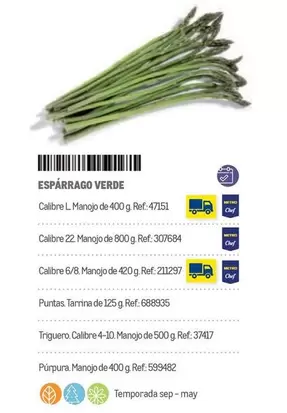 Oferta de Chef - Esparrago Verde en Makro