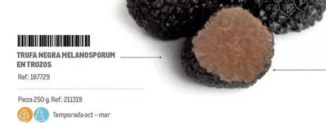 Oferta de Trufa Genera Melanosporum En Trozos en Makro