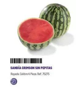 Oferta de Sandía Crimson Sin Pepitas en Makro