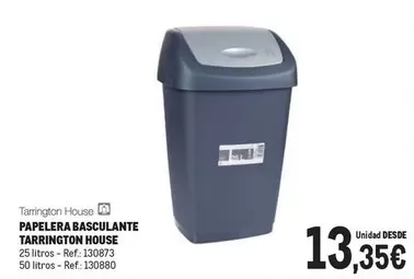 Oferta de Tarrington - Papelera Basculante por 13,35€ en Makro