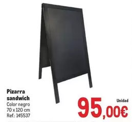 Oferta de Pizarra Sandwich por 95€ en Makro