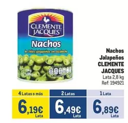 Oferta de Nachos Jalapenos por 6,89€ en Makro