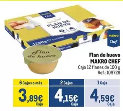 Oferta de Makro - Flan De Huevo por 4,59€ en Makro