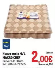 Oferta de Makro - Huevo Suelo M/l por 2€ en Makro