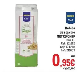 Oferta de Chef - Bebida De Soja Bio por 0,95€ en Makro