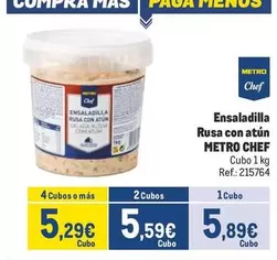 Oferta de Chef - Ensaladilla Rusa Con Atun por 5,89€ en Makro