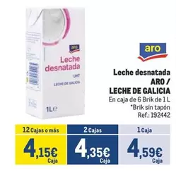 Oferta de Aro - Leche Desnatada Leche Desnatada por 4,59€ en Makro